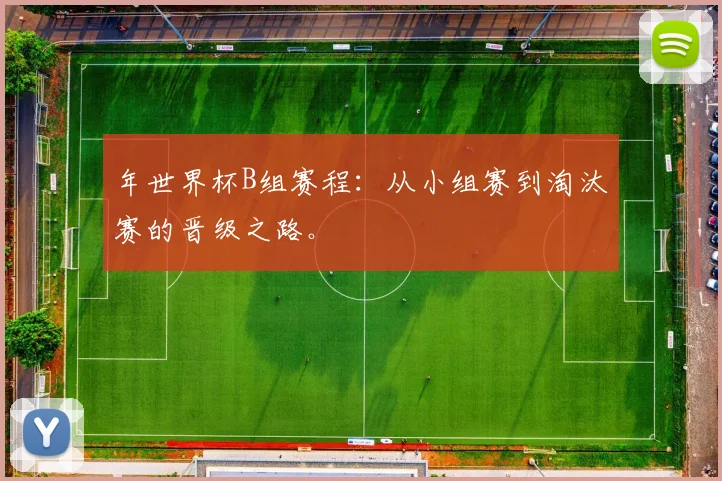年世界杯B组赛程：从小组赛到淘汰赛的晋级之路。