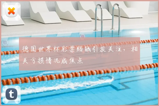 德国世界杯彩票赔钱引发关注，相关亏损情况成焦点